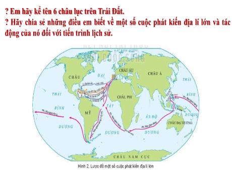 Bài giảng môn Địa lý Lớp 7 - Chủ đề 1: Các cuộc đại phát kiến địa lý
