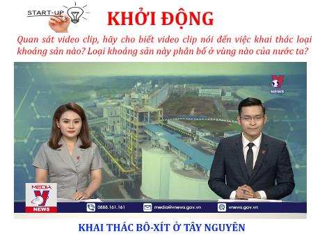 Bài giảng môn Địa lý Lớp 8 - Bài 3: Khoáng sản Việt Nam