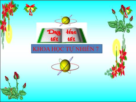 Bài giảng môn KHTN Lớp 7 - Chủ đề 2, Bài 5: Phân tử-đơn chất-hợp chất