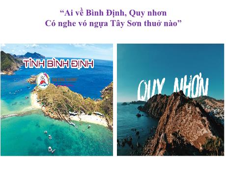 Bài giảng môn Lịch sử Lớp 8 - Bài 8: Phong trào Tây Sơn
