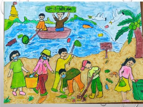 Bài giảng môn Mỹ thuật Lớp 7 - Chủ đề 6, Bài 11: Em vẽ môi trường xanh-sạch-đẹp