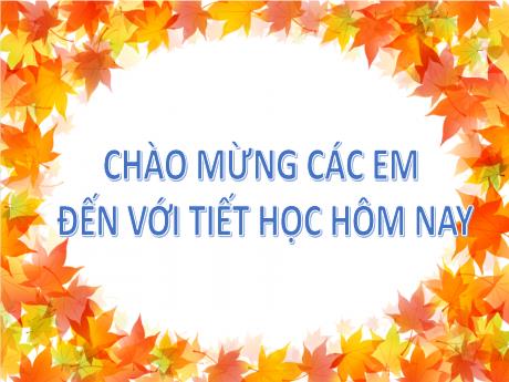 Bài giảng môn Ngữ văn Lớp 8 - Trải nghiệm cùng văn bản: Thiên nhiên và hồn người lúc sang thu