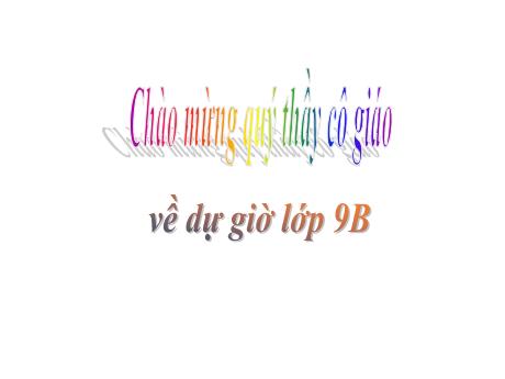 Bài giảng môn Toán học Lớp 9 - Tiết 20, Bài 2: Hàm số bậc nhất