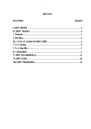 Báo cáo Chuyên đề môn Tiếng Anh - Dạy tiết Commnication theo hướng phát triển phẩm chất năng lực cho học sinh THCS - Trường THCS Đại Lào