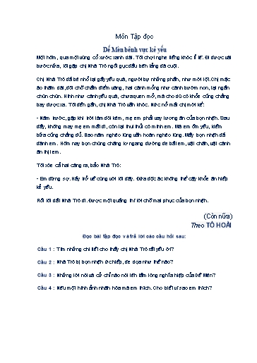 Nội dung tự học các môn Lớp 4 - Tuần 1 (Kế hoạch làm quen + Đáp án) - Năm học 2021-2022 - Trường Tiểu học Phan Bội Châu